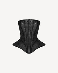 Crystal Hourglass Corset Black