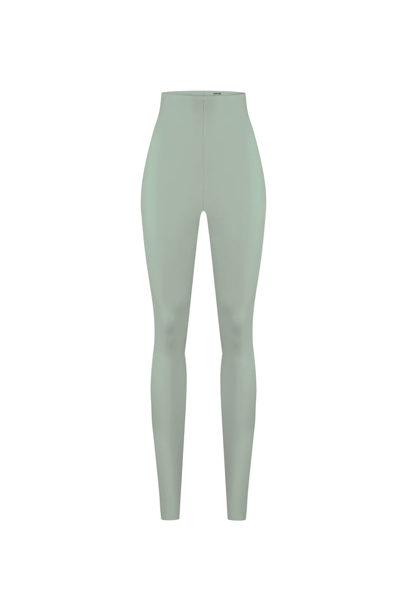 Vegan Leather High-waisted Leggings