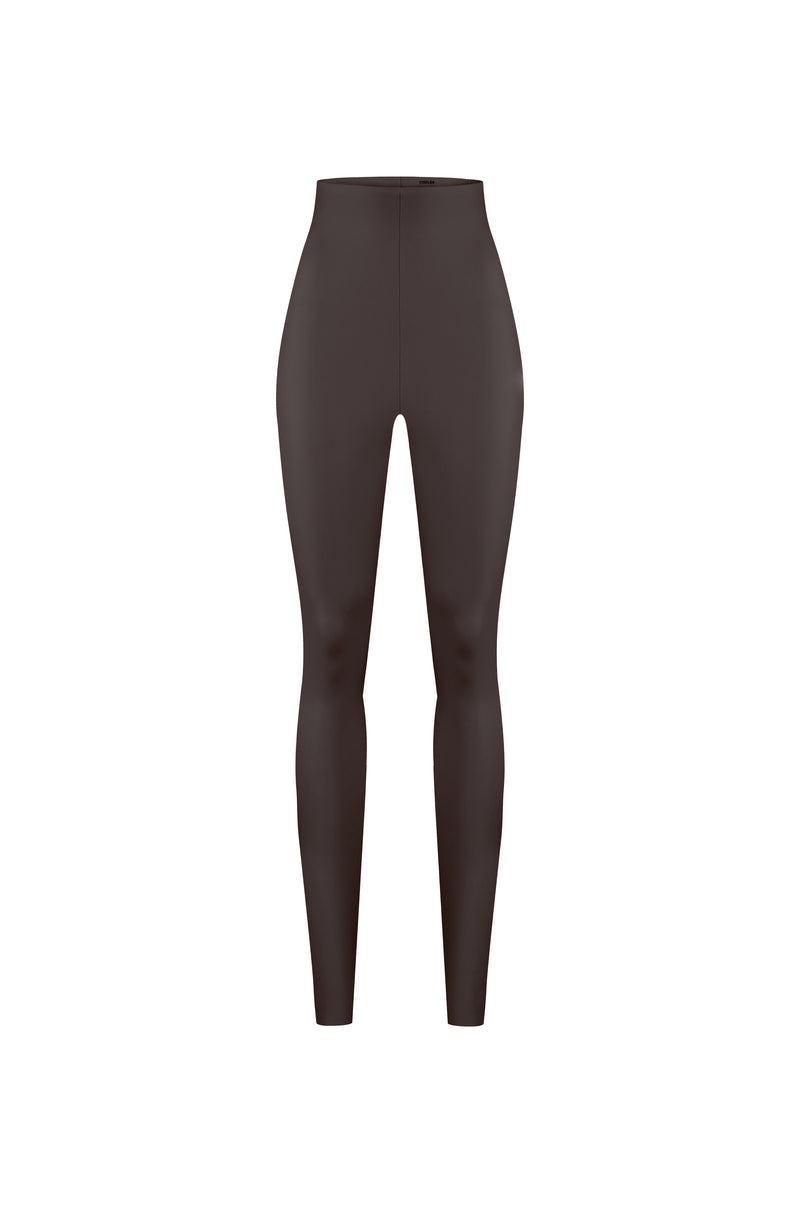 Vegan Leather High-waisted Leggings