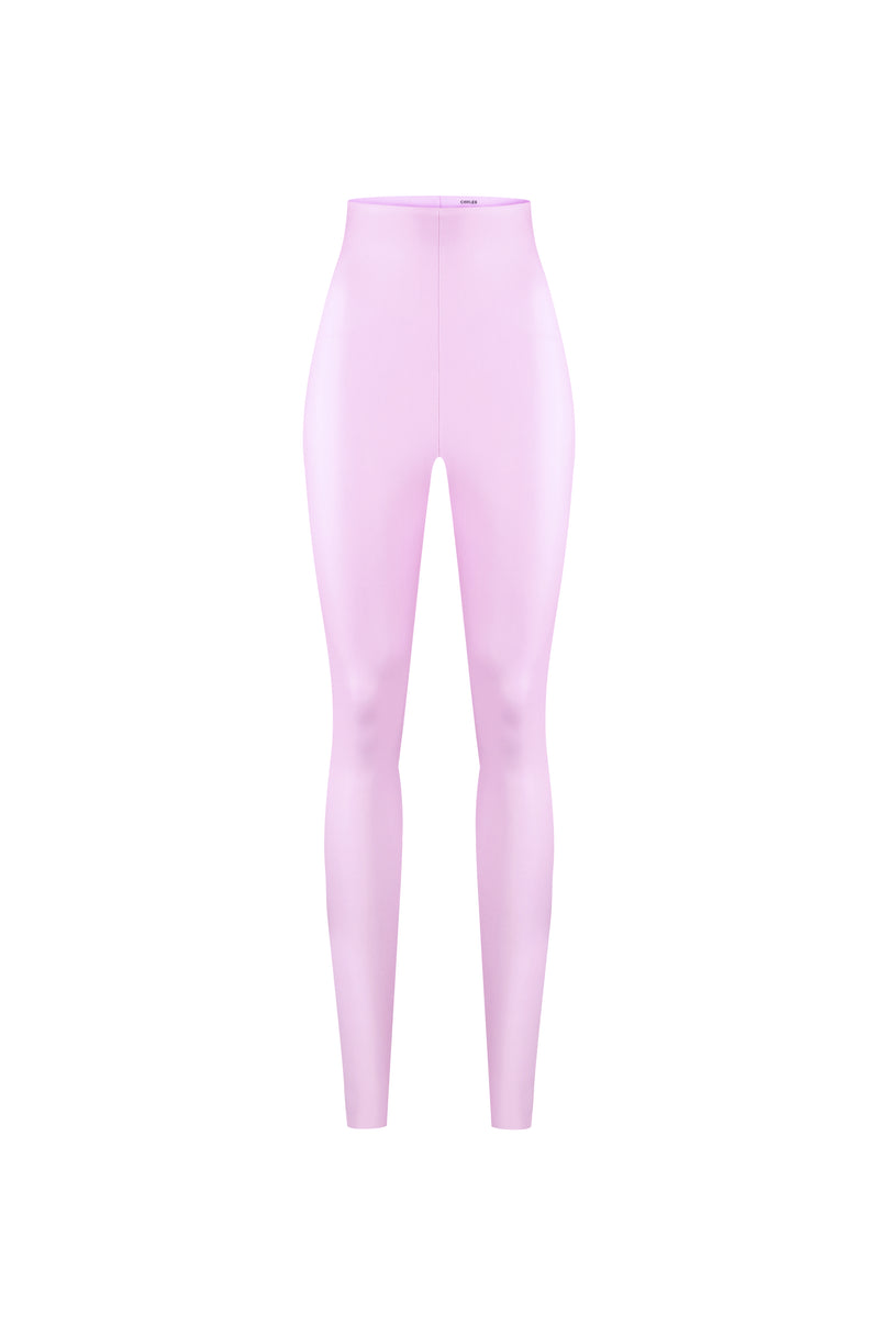 Vegan Leather High-waisted Leggings