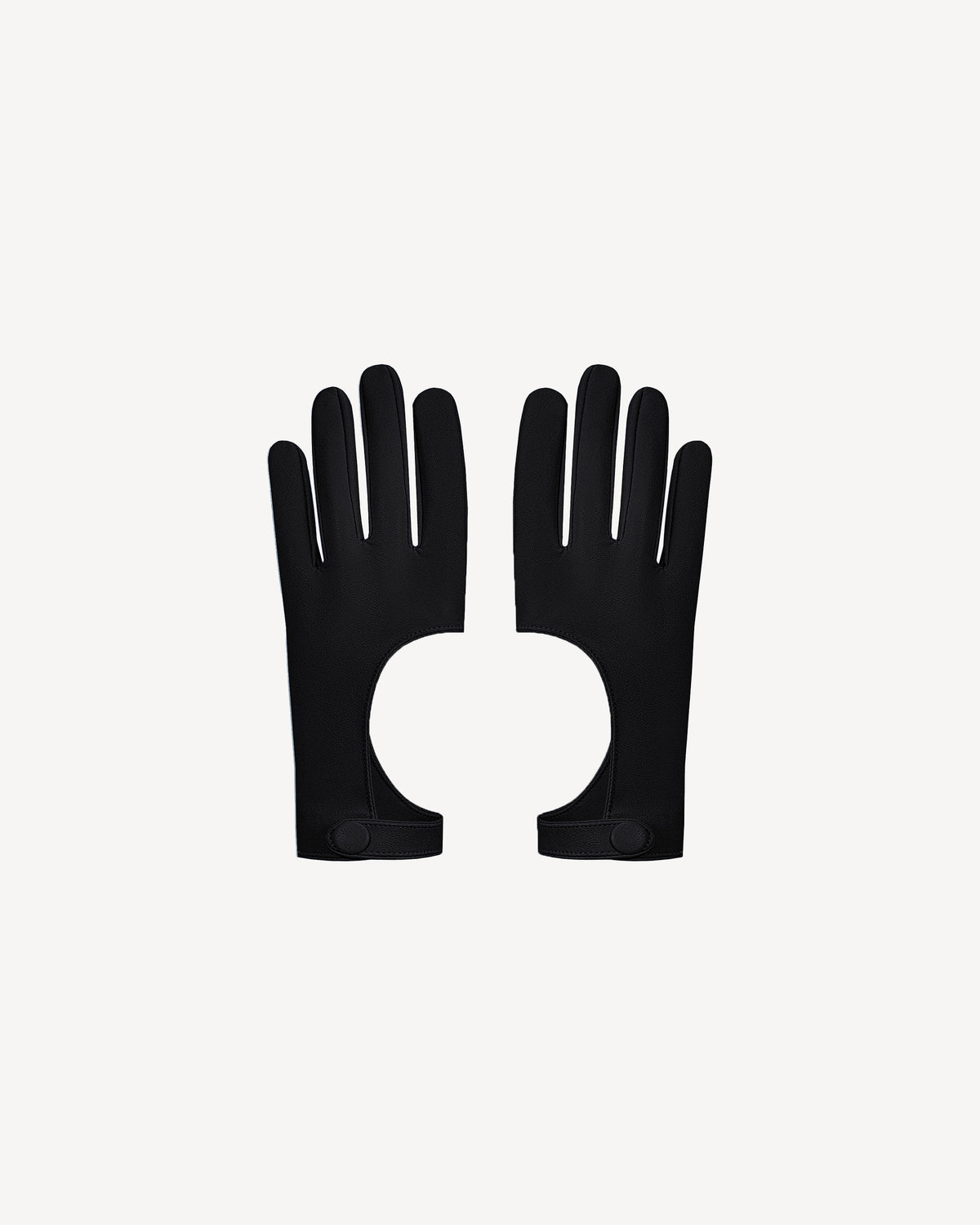 Vegan Leather Gloves Black