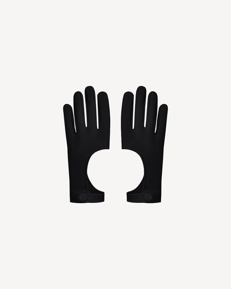 Vegan Leather Gloves Black