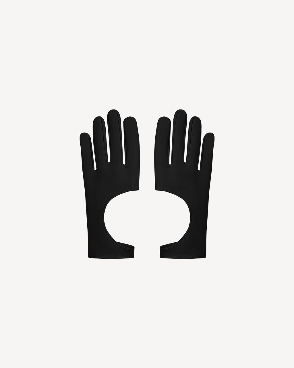Vegan Leather Gloves Black