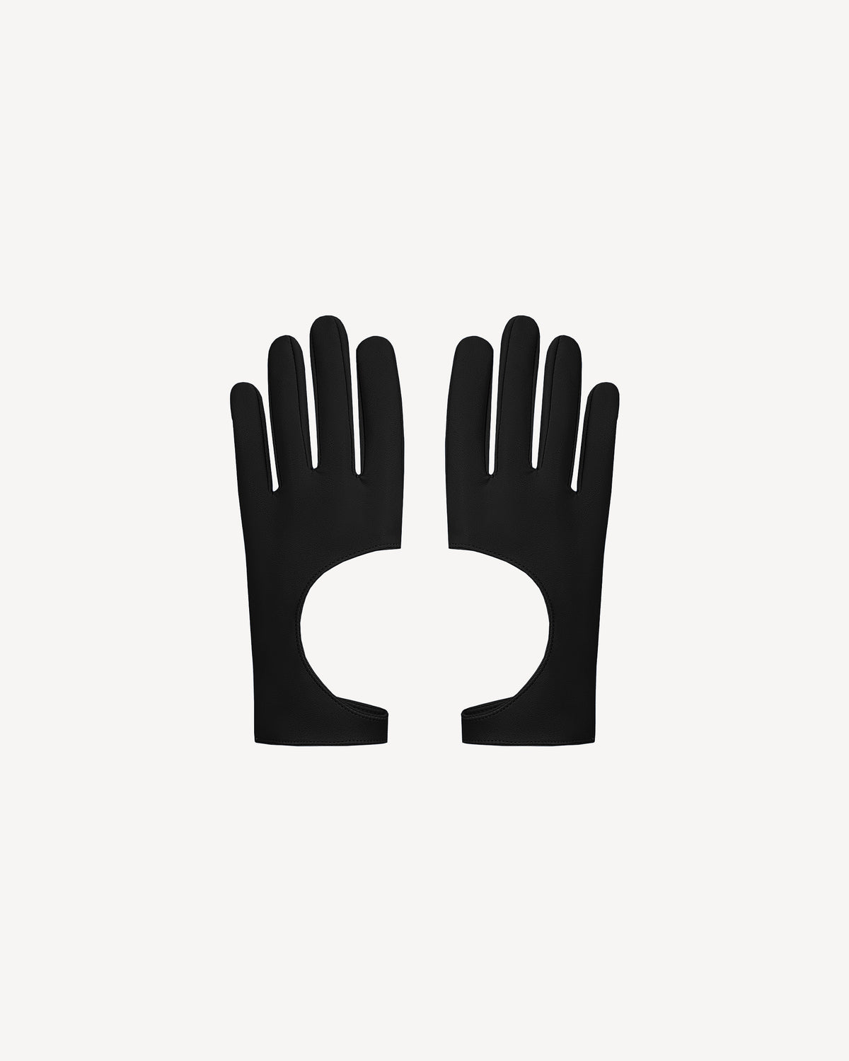 Vegan Leather Gloves Black