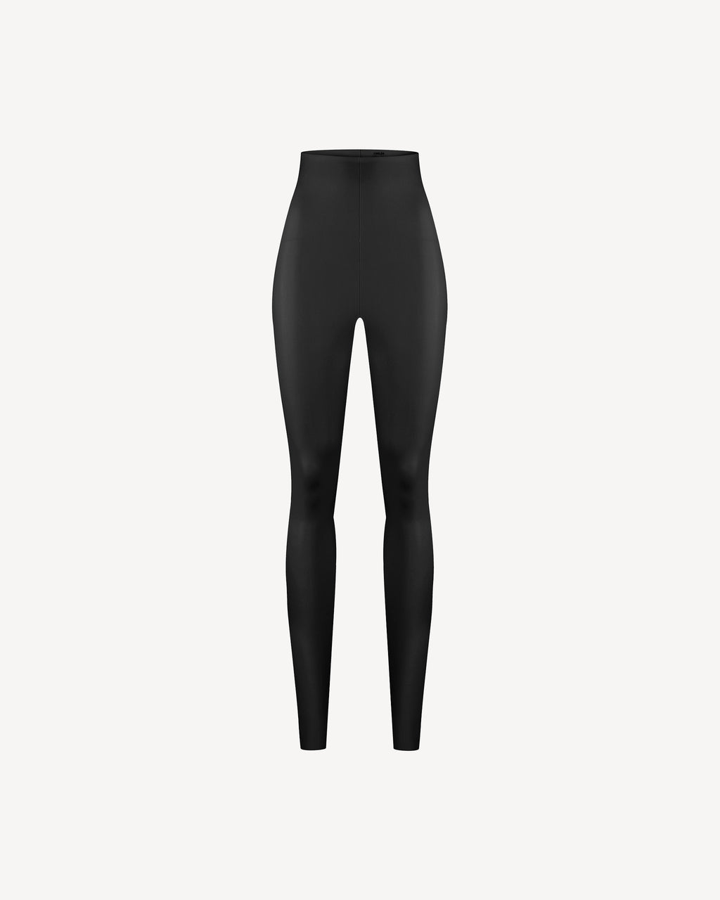 Vegan Leather High-waisted Leggings Black