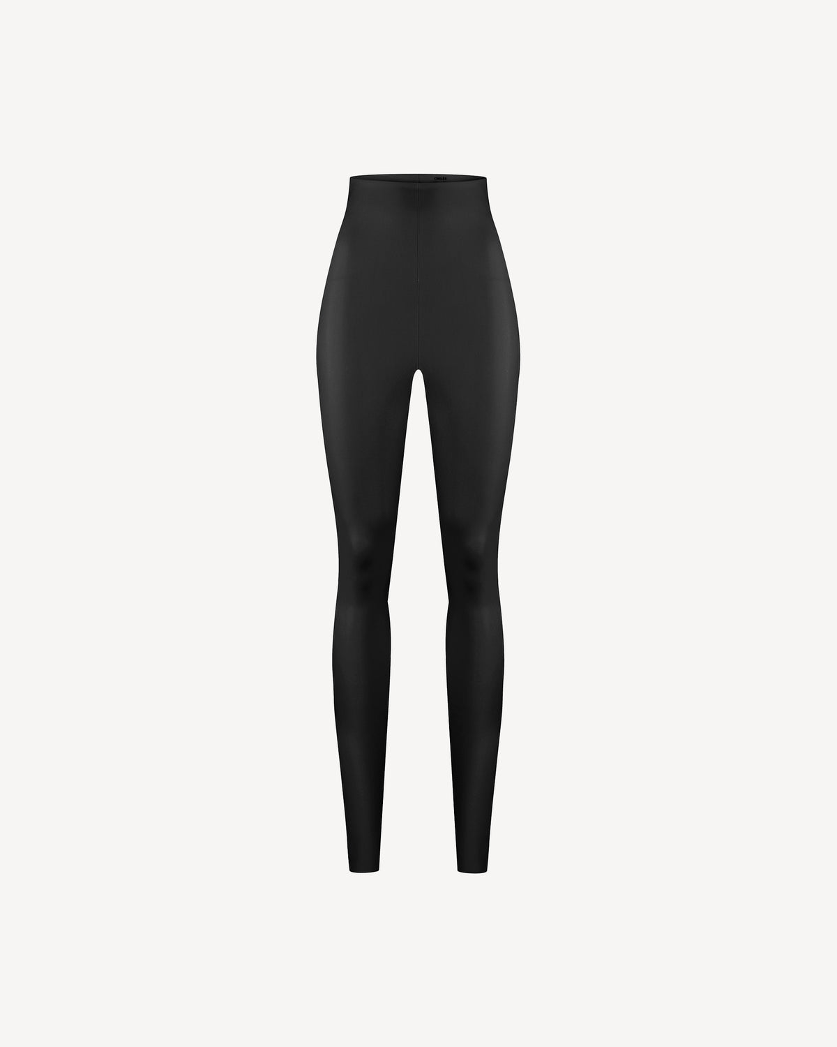 Vegan Leather High-waisted Leggings Black