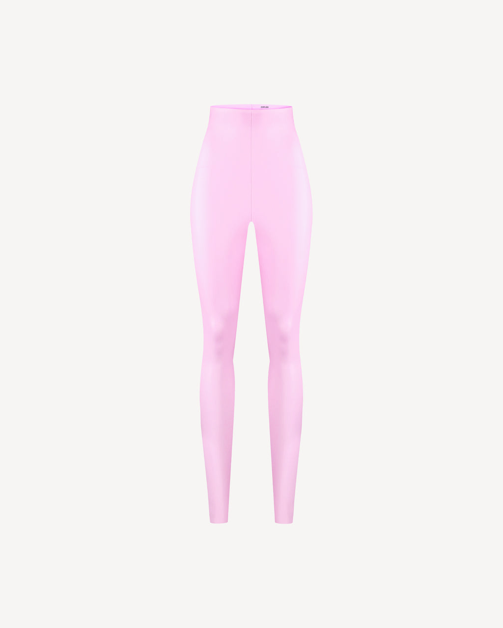 Vegan Leather High-waisted Leggings Pale Pink