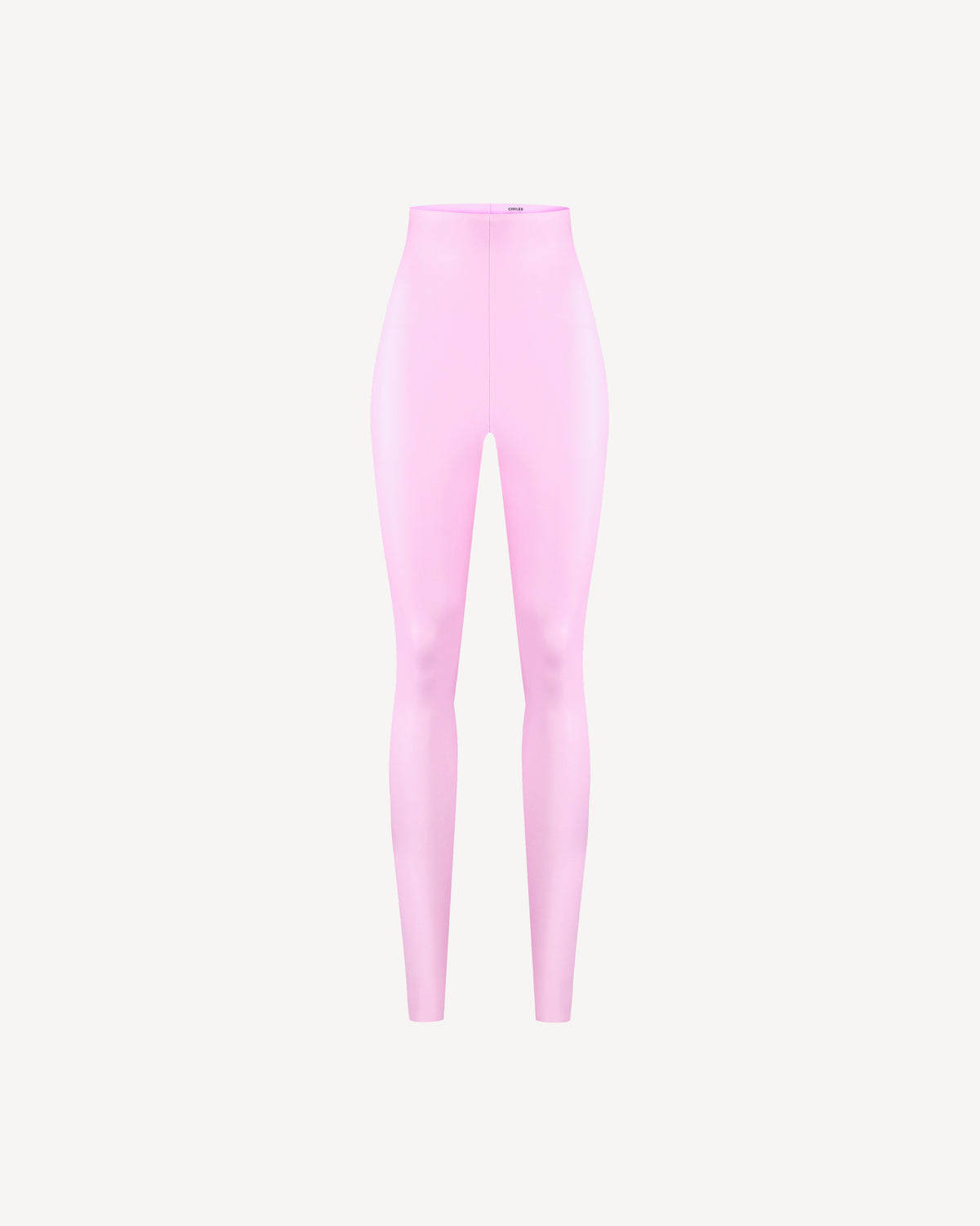 Vegan Leather High-waisted Leggings Pale Pink