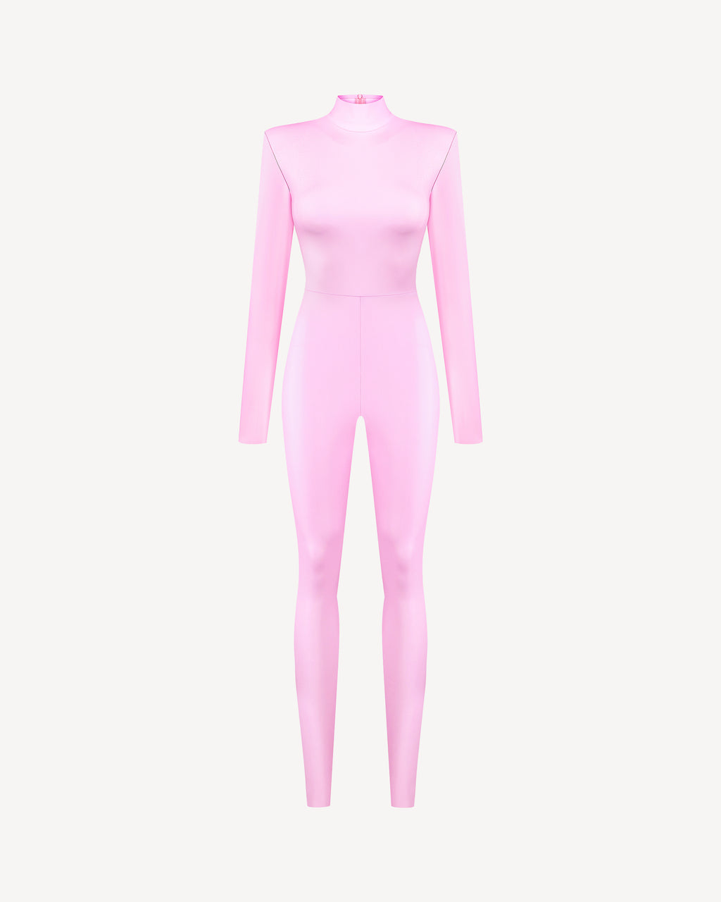 Vegan Leather Iconic Jumpsuit Pale Pink