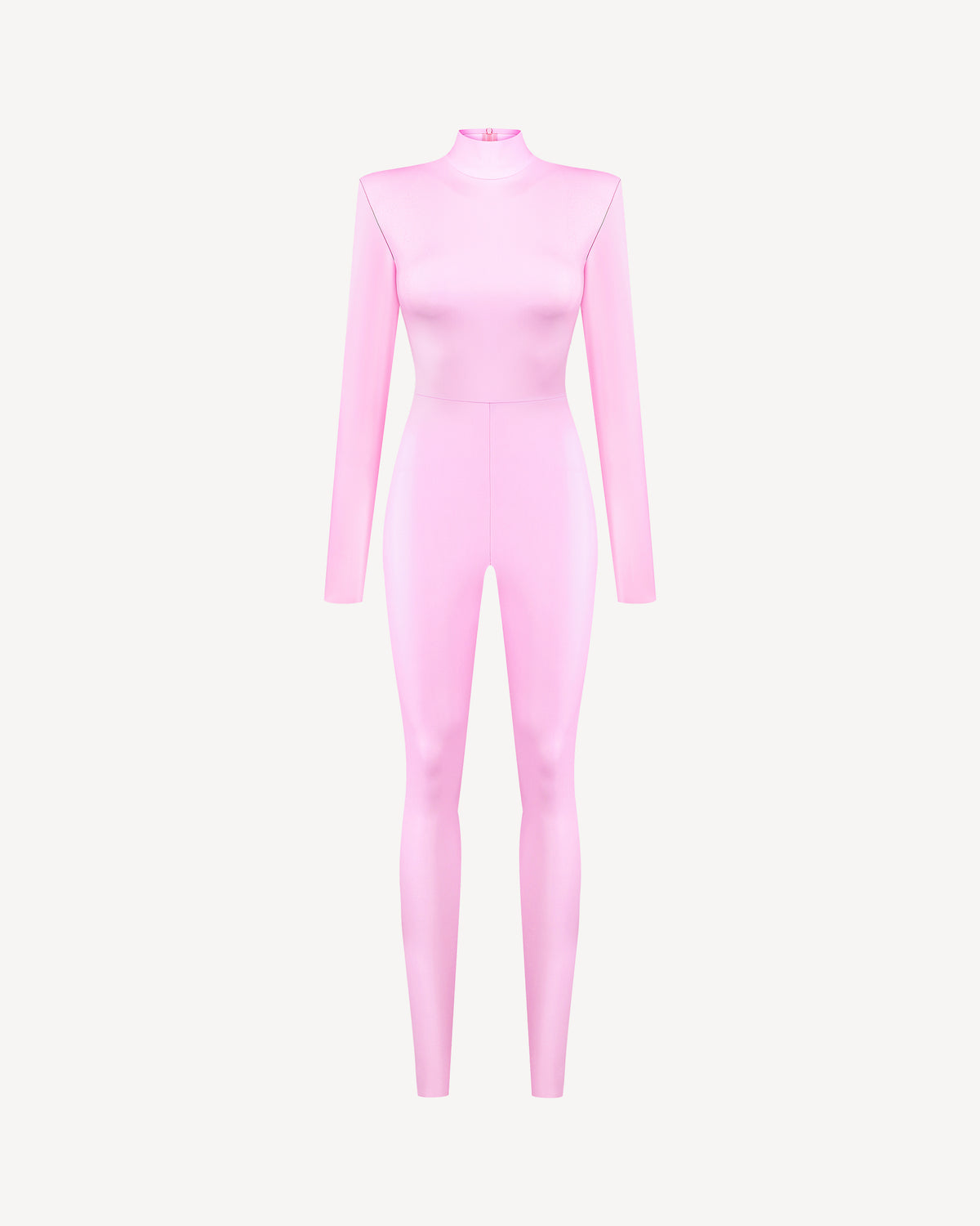 Vegan Leather Iconic Jumpsuit Pale Pink