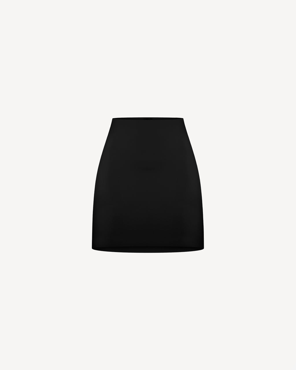 Vegan Leather Mini Skirt Black
