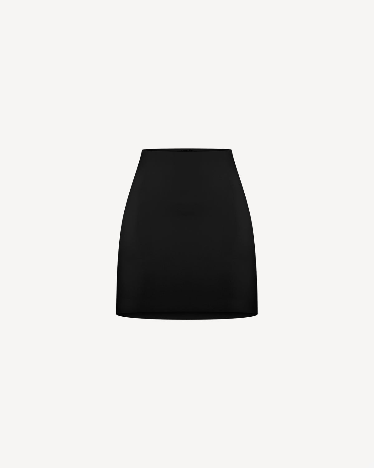 Vegan Leather Mini Skirt Black