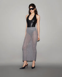Crystal Midi Skirt Soft steel - lookbook 36