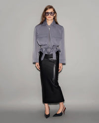 Utility Twill Jacket Mist Blue - lookbook 50