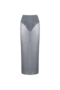 Crystal Midi Skirt Soft steel - product view 19