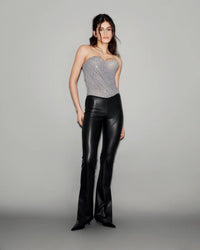Crystal Draped Corset Soft steel - lookbook 1