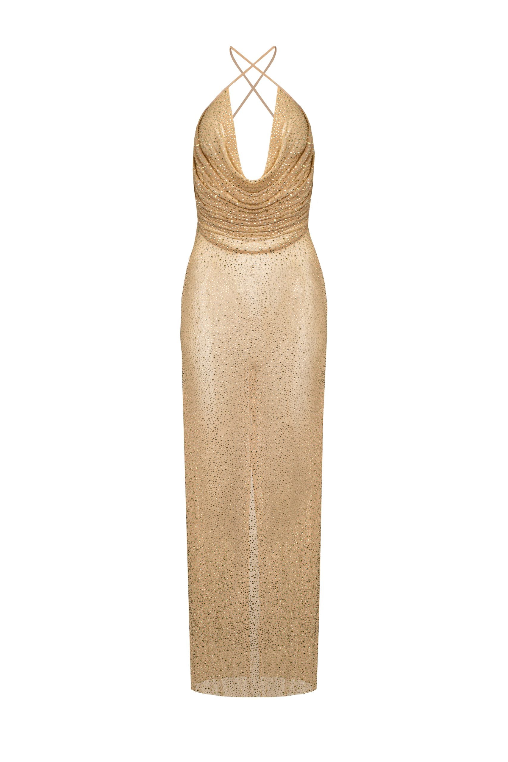 Crystal Gown Gold