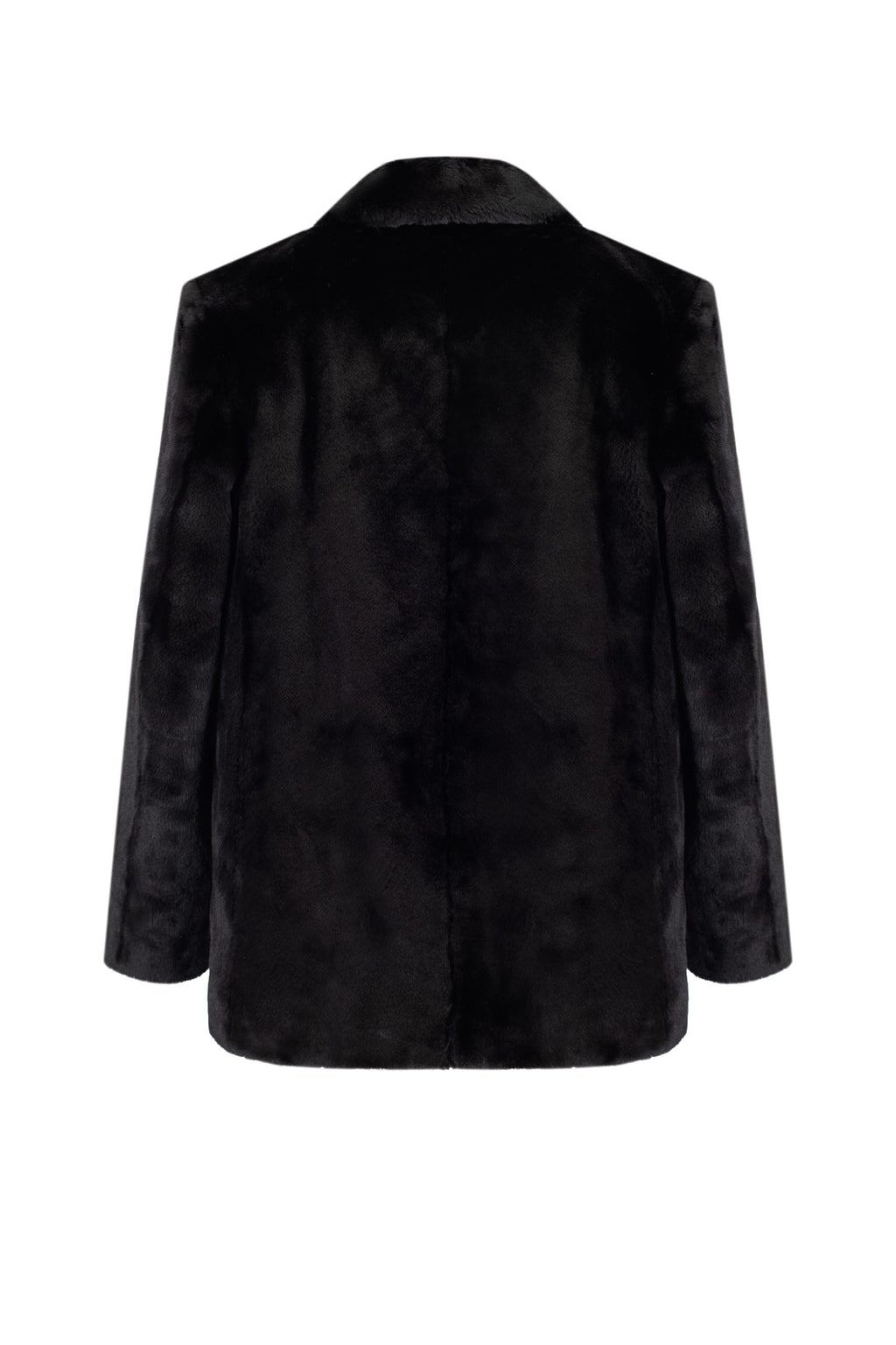 Fur Blazer Black