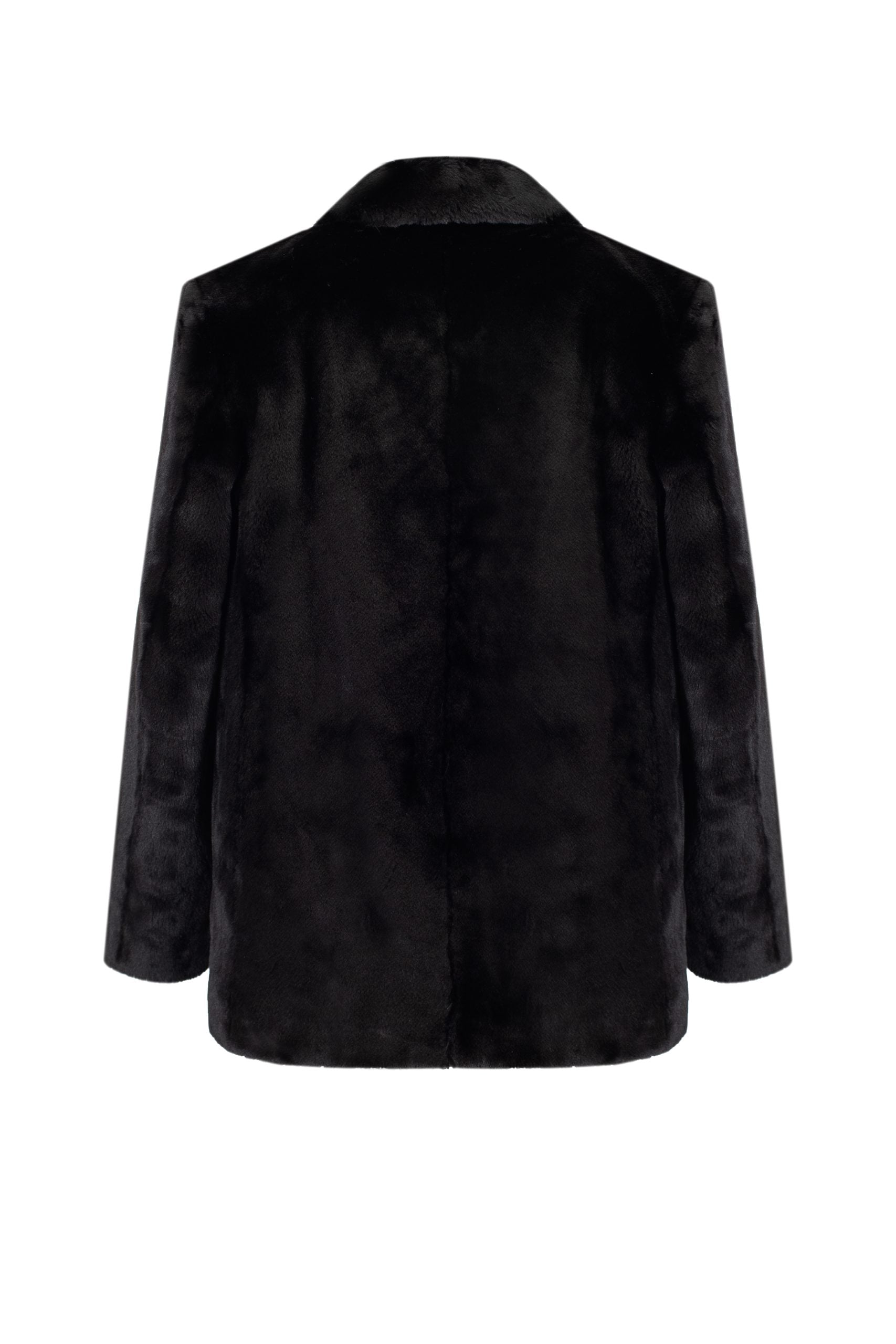 Fur Blazer Black