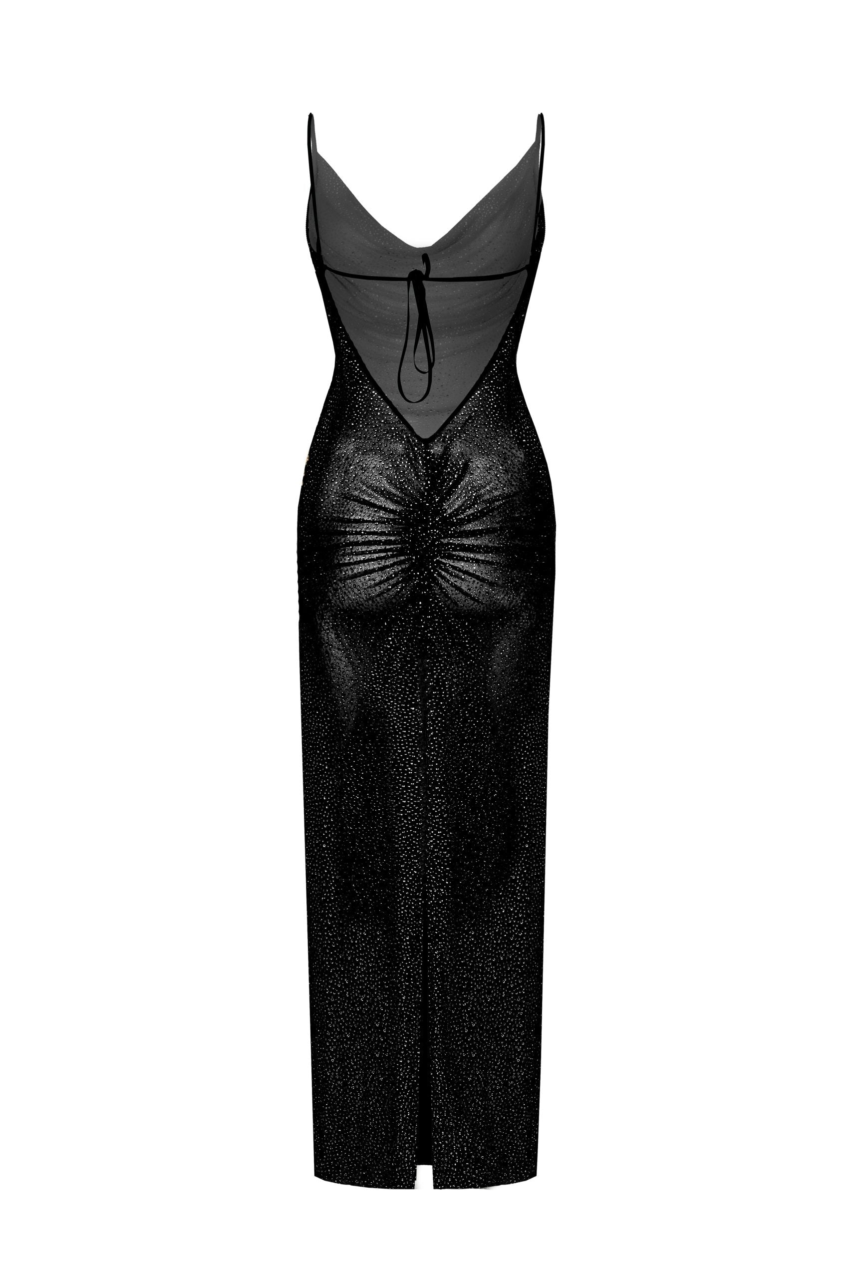 Crystal Gown Black