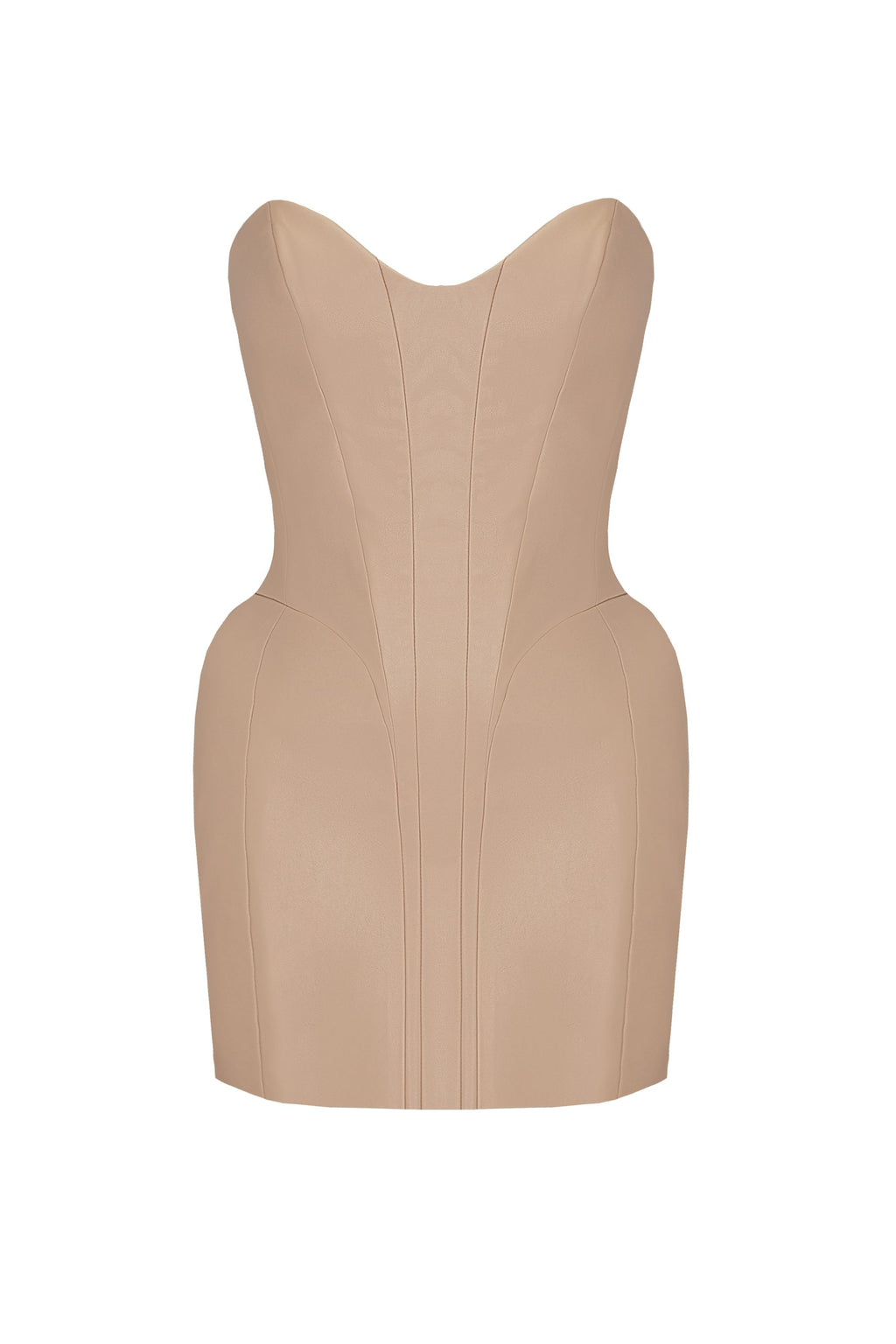 Sculpted Hourglass Dress Mocca