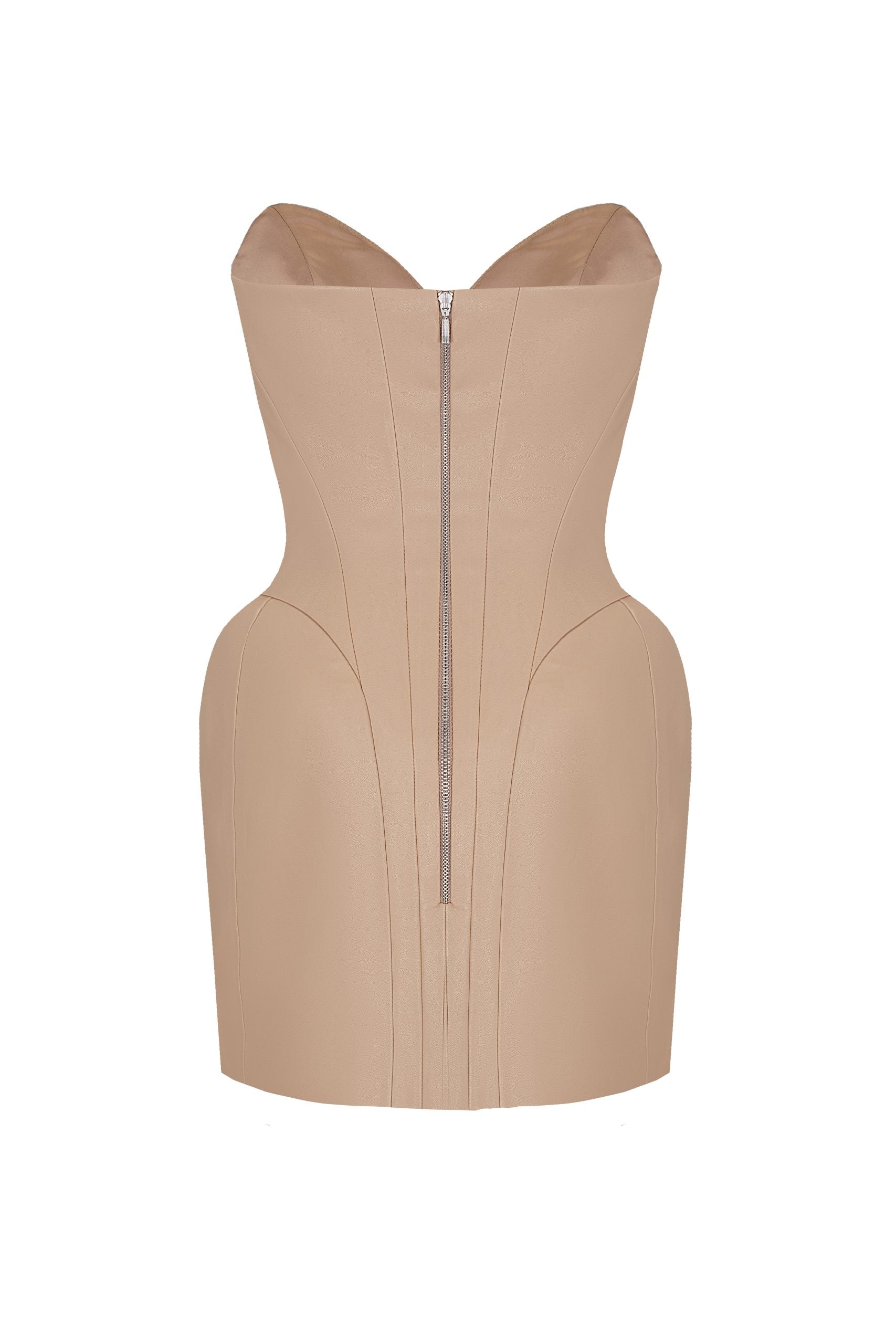 Sculpted Hourglass Dress Mocca