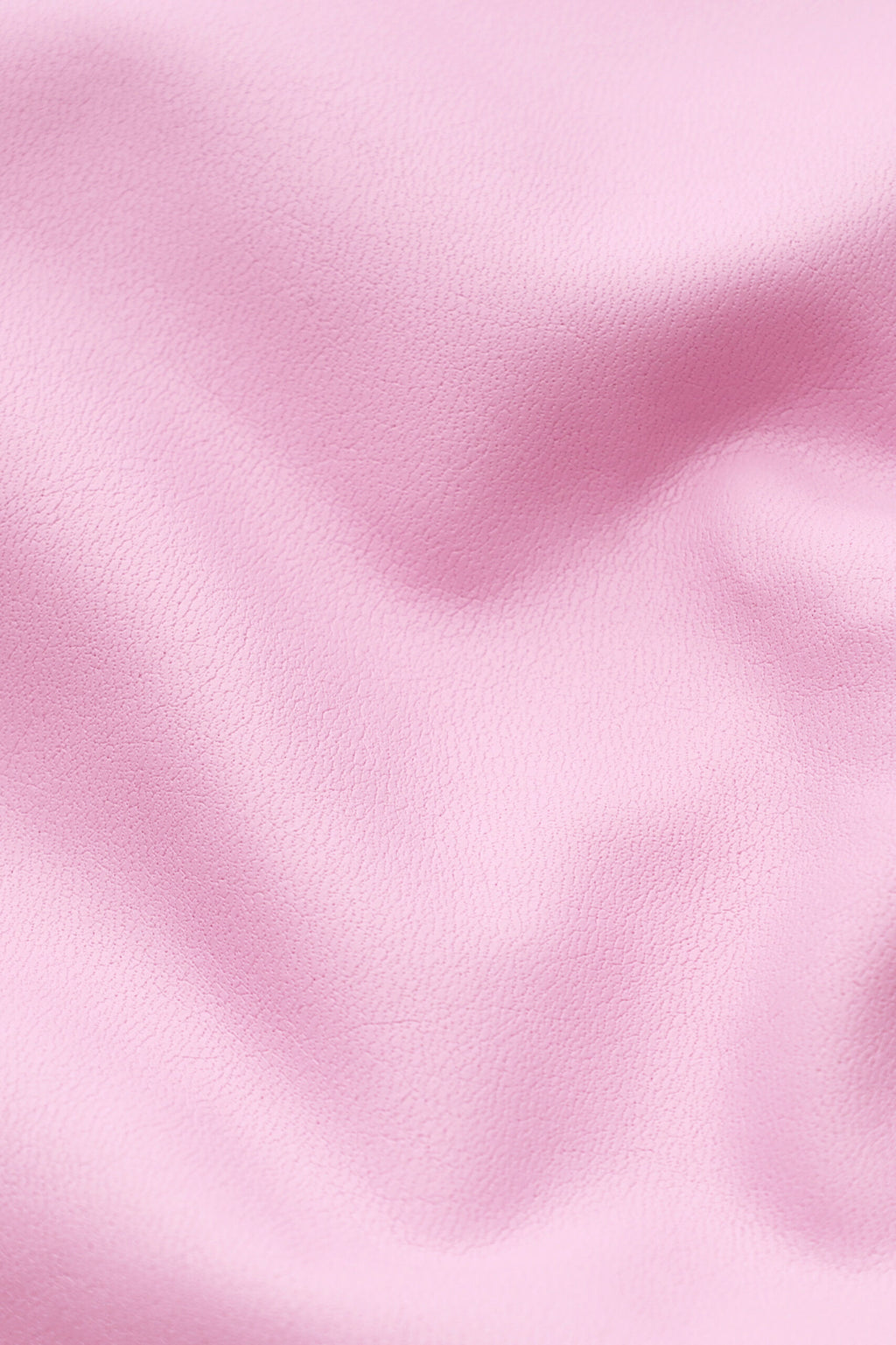 Vegan Leather Cropped Top Pink