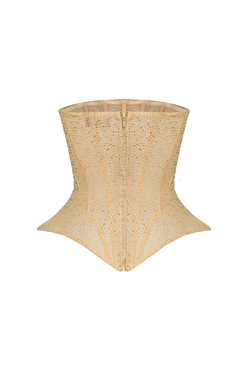 Hourglass Crystal Corset Gold