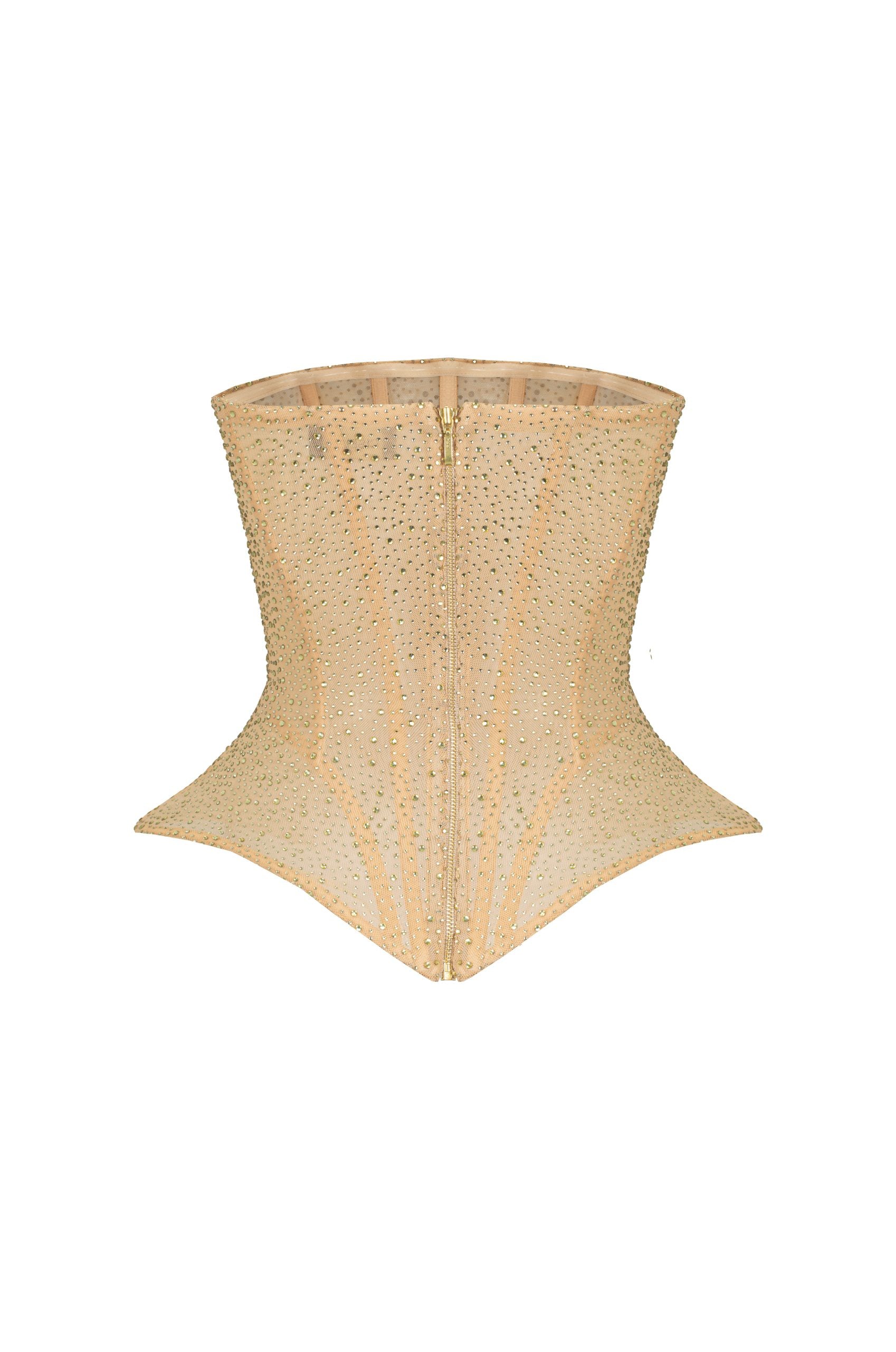 Hourglass Crystal Corset Gold