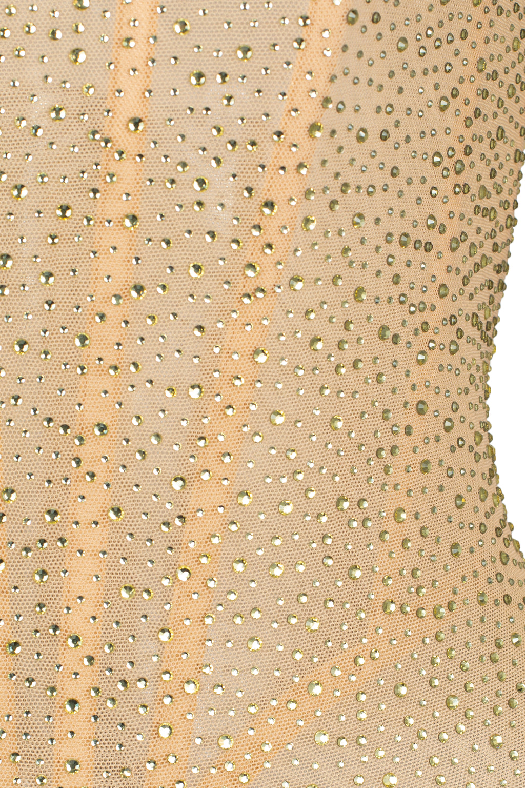 Crystal Corset Dress Gold