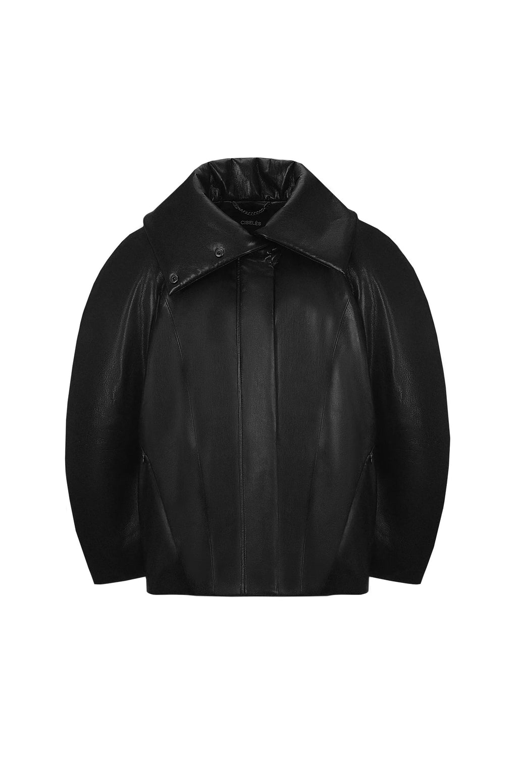 Vegan Leather Iconic Bomber Black