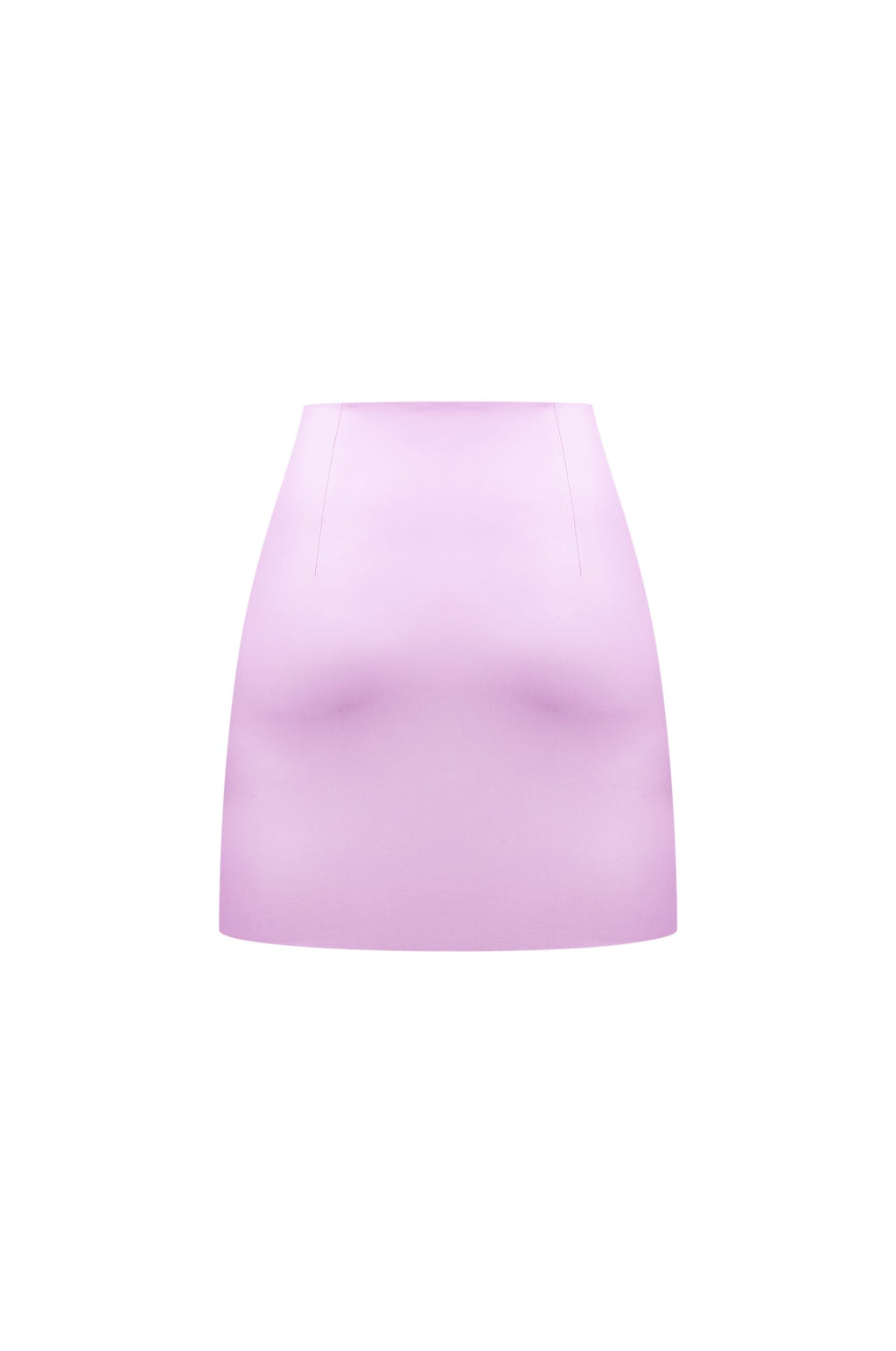 Vegan Leather Mini Skirt Pink